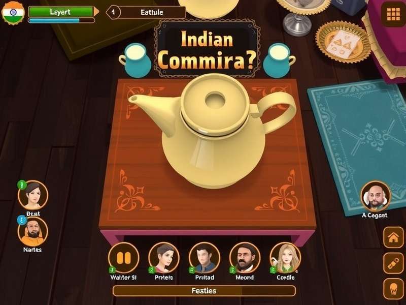 Chai Brew Commander gameplay screenshot showing tea brewing interface